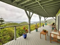 Breathtaking Panoramic Views of the British Virgin Islands from hot tub & pool! Hotels in Central
