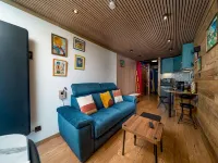 Wooden Apartment With Balcony Hoteles en Allos