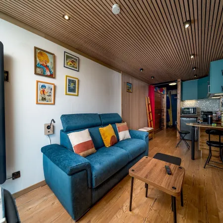 Wooden Apartment With Balcony