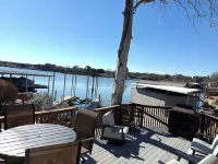 Lakeside Landing is on the Water with Beautiful Views and a Large Deck.