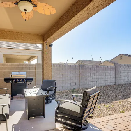 Fenced Yard + Outdoor Games: Buckeye Home!