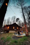 隱蔽舒適木屋別墅(Secluded Cozy Log Cabin Villa) - 木屋
