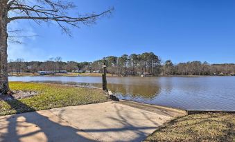 Shoreline Home with Boat Dock and Fire Pit in Shelby!