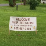 Steps away from world famous Delaware River fishing.  Cabins on spacious lot. Hotels in Deposit