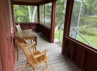 Waterfront cabin with access to Long Lake and Mud Lake.