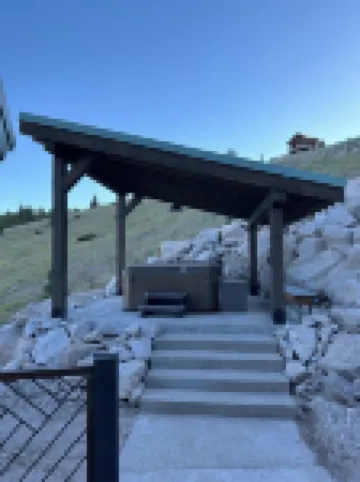 Beautiful cabin with amazing views.  By hiking, biking, skiing and trail riding