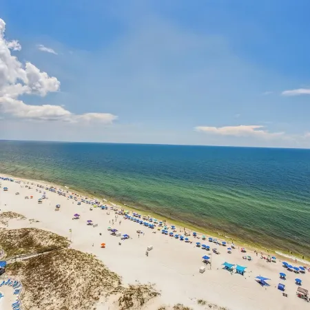Phoenix Gulf Towers Corner Unit Beachfront Lazy River Waterslide Sleeps 12