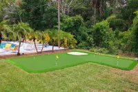 Fall Escape - Luxury Private 7Br Lakeside Villa with Heated Pool, Putting Green