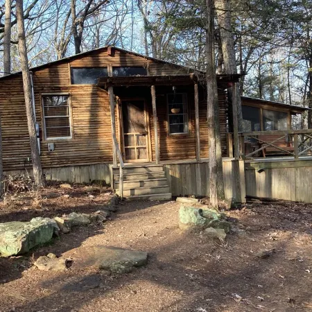 Little Piney Cabin at the Foothills of Petit Jean Mt Close Petit Jean State Pk.