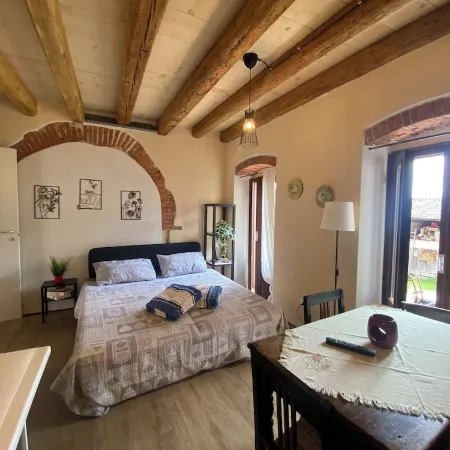 The room in the ancient village
