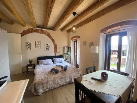 The room in the ancient village