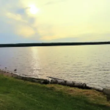 Beautiful Huron Bay sunsets from your own private beach.