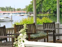 Waterfront Smith Cove Lake House includes dock