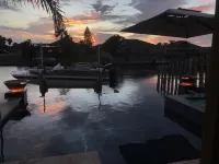 Spectacular Sunsets! Private Pool & Spa on Canal - Walk to Beach & Restaurants!!