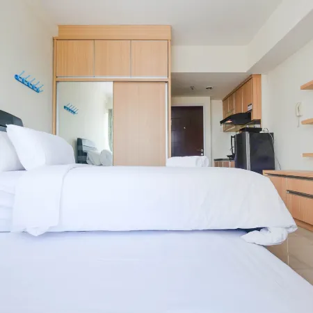 Cozy Minimalist Studio @ Taman Melati Margonda Apartment by Travelio