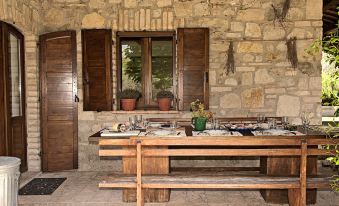 Casale Chimneys Immersed in Olive Trees