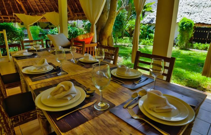 Upani in Diani Complimentary Cook for Villas Only, Room Service for Deluxe Suites