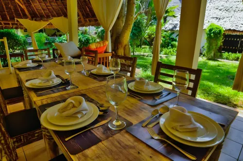 Upani in Diani Complimentary Cook for Villas Only, Room Service for Deluxe Suites - Beach