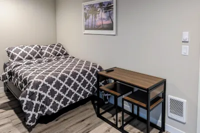 Relaxing getaway with fridge, microwave, patio area, and TV - dog-friendly