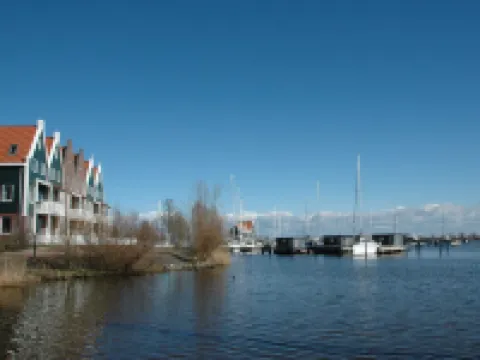 Boat in Volendam Near Marina Museum