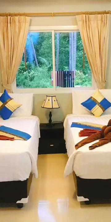 ห้องดีลักซ์ทวิน, เตียงเดี่ยว 2 เตียง, ปลอดบุหรี่