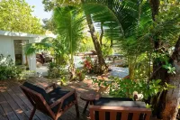 Oceanfront 4 Bedroom Bungalow with Private Pool, Large Beach Area and Staff