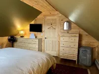 Cozy Catskills Chalet with firepit!  Peaceful setting with gorgeous views.