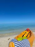 Dreamy studio 30 seconds from the beach, includes kayak and bicycles!