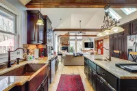 Large Deck: Luxe 6-acre Retreat in Dahlonega! - 3-Star