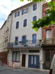 Tout le Monde:  A grand balcony overlooking town square in the heart of Quillan! Hotels in Quillan