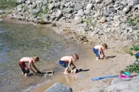 Lake Front Cottage on the north shore of Lake Charlevoix