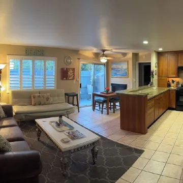 One Bedroom ground floor condo with Private Patio steps to Carpinteria beach