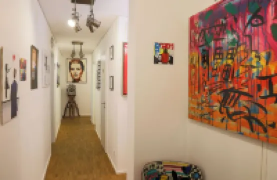 ART City-Studio 12 Kassel Fulda-Ufer, 3 bedrooms, terrace, balcony, up to 8 persons