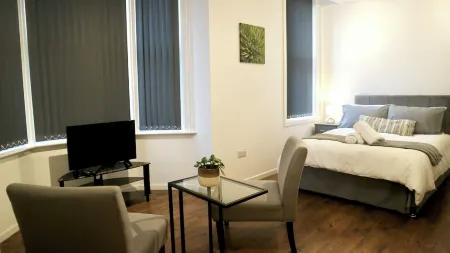 Cosy studio in Leicester city centre Отели рядом с достопримечательностью «Университет Лестер»