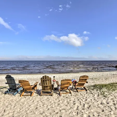 Waterfront Panacea Vacation Rental w/ Dock!