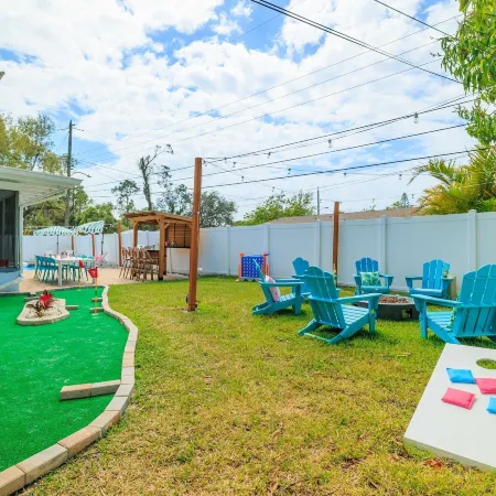 Playcation Putt Putt Pool Tiki Bar Game Room