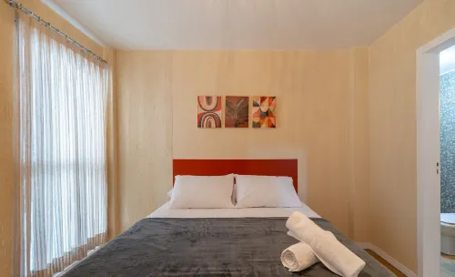 Modern Apartments 900 m from Beira-Mar Norte - EOX - Badekar