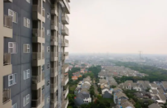 Minimalist Studio Room at Bintaro Icon Apartment by Travelio