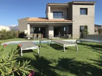 Luxury villa with private pool 500m from the beach St Cyprien Porto Vecchio -  Ferienhäuser