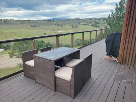 4-bedroom get away with large kitchen, patio and backyard