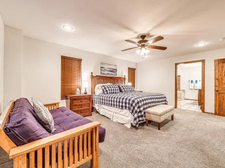 Custom Waterfront Cabin with Private Boat Dock