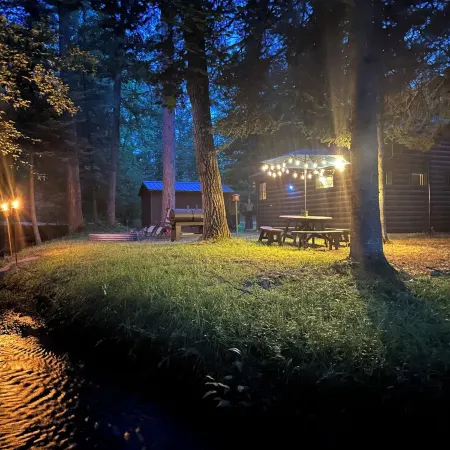 Cozy cabin with backyard stream close to Au Sable River and the best ATV trails