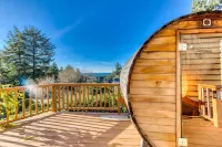 SPA Home! Hot Tub & Sauna, OCEAN View , AC+ EV Charger, Wheelchair Lift.