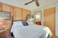 Lakefront Cabin w/ Private Dock + Beach + Fire Pit