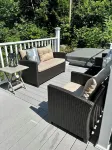 4-bedroom Waterfront LAKEHOUSE in Maine. Hot tub, firepit, deck & private dock.