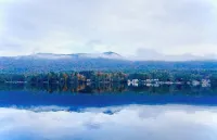 Loon Watch. Private Adirondack Lakefront house on Lake Algonquin in Wells, NY