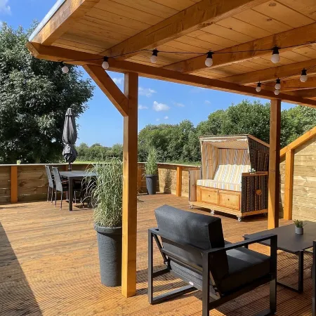 Ferienwohnung Watt'n Ausblick Отели в г. Зимонсберг