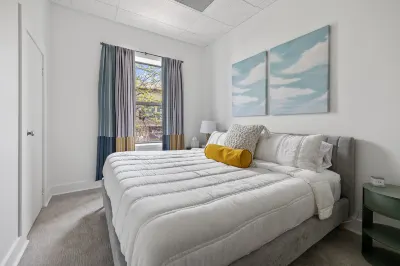 Charming City View Loft with Artistic Flair - Cozy Retreat Hotels near Silver Beach Carousel