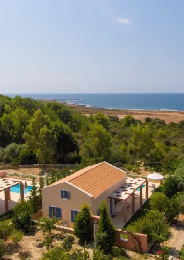 Nafsika Beach House Large Private Pool Walk to Beach Sea Views A C Wifi Car Not Required - 1880