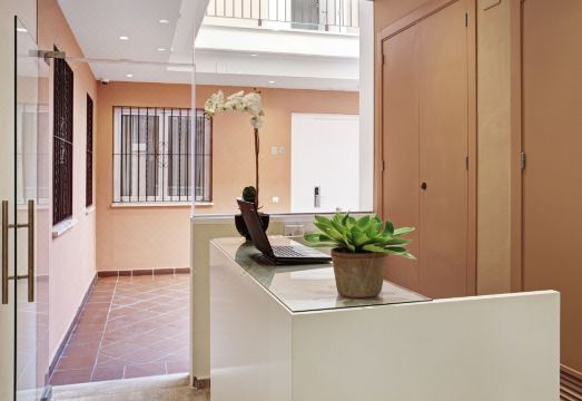 아파르타멘토스 메트로폴리스 세비야의 주방 시설